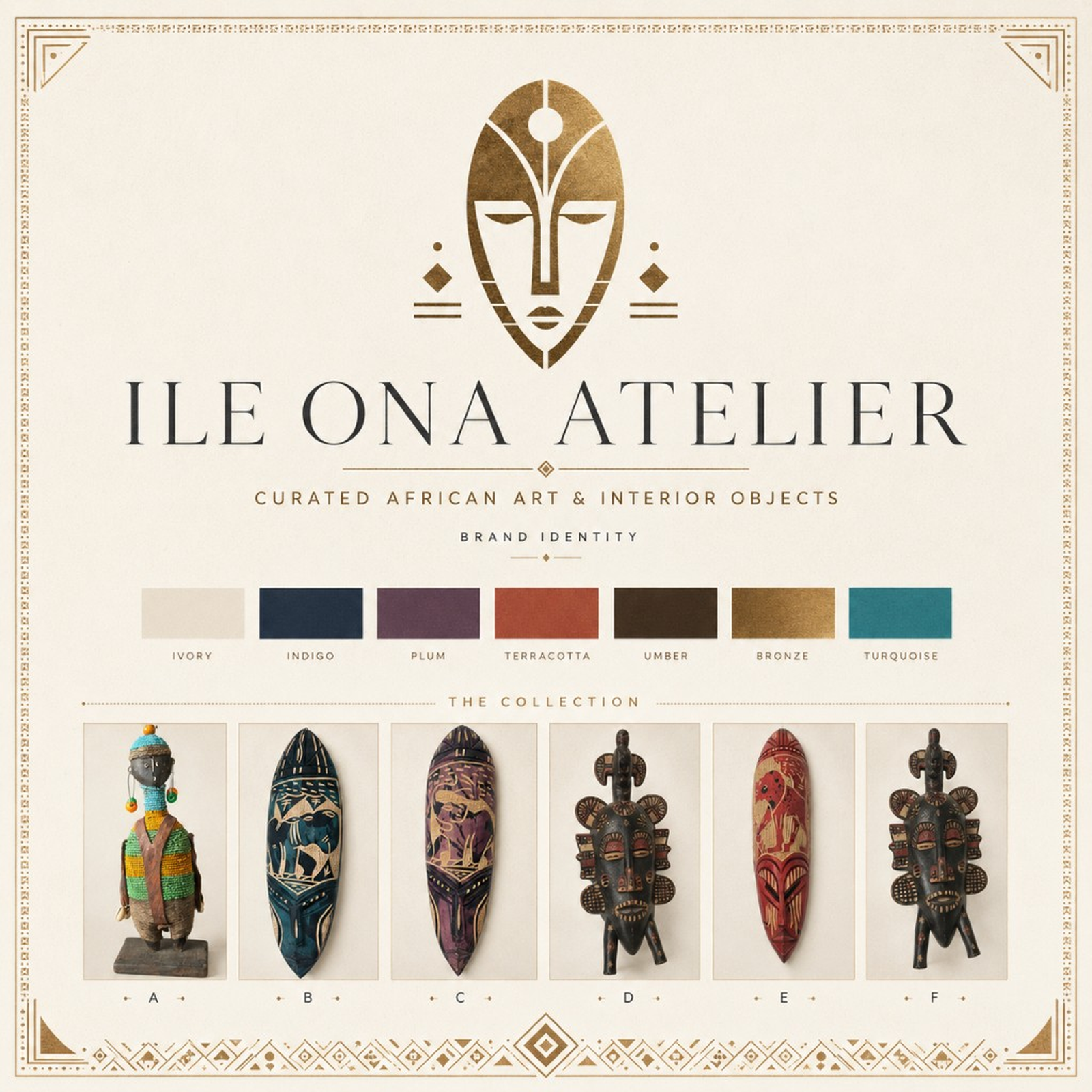ILE ONA ATELIER brand identity